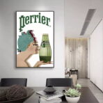vintage perrier poster