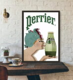 vintage perrier poster