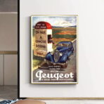 vintage peugeot poster