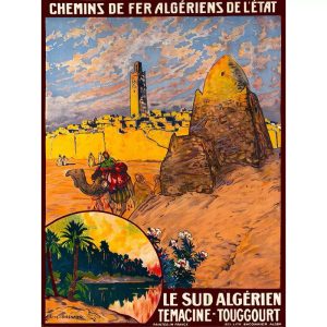poster vintage algerien