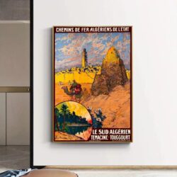 poster vintage algerien