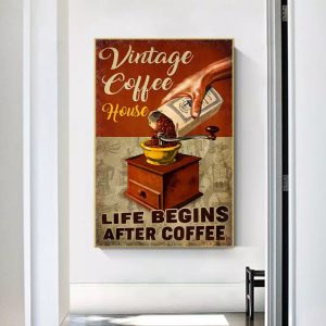 vintage kaffee poster