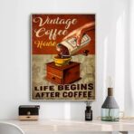 vintage kaffee poster
