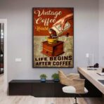 vintage kaffee poster
