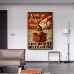vintage kaffee poster
