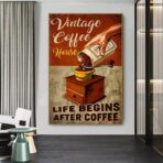 vintage kaffee poster
