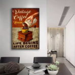 vintage kaffee poster