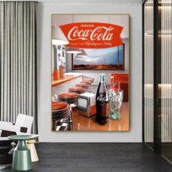 vintage coca cola plakat