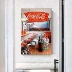 vintage coca cola plakat