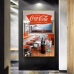 vintage coca cola plakat
