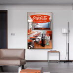 vintage coca cola plakat