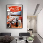 vintage coca cola plakat