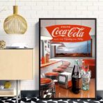 vintage coca cola plakat