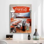 vintage coca cola plakat