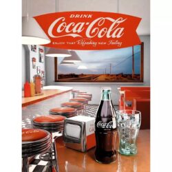 vintage coca cola plakat