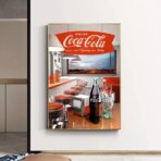 vintage coca cola plakat