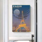 vintage eiffel poster