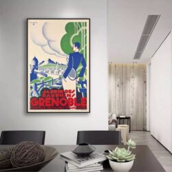 vintage poster grenoble