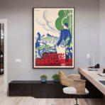 vintage poster grenoble
