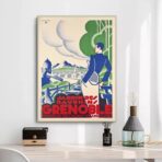 vintage poster grenoble
