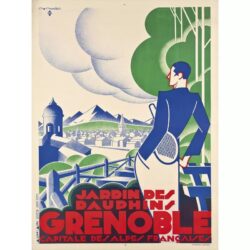 vintage poster grenoble