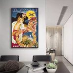 vintage hawaii poster