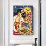vintage hawaii poster