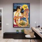 vintage hawaii poster