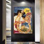 vintage hawaii poster