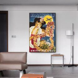 vintage hawaii poster