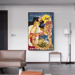 vintage hawaii poster