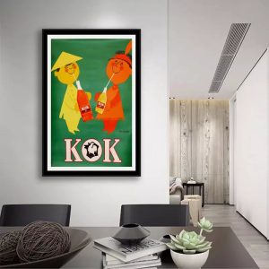 vintage poster kok