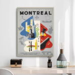 vintage montreal poster