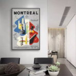 vintage montreal poster