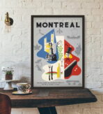 vintage montreal poster