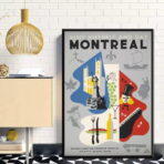 vintage montreal poster