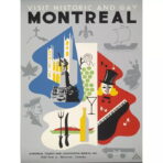 vintage montreal poster