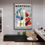 vintage montreal poster