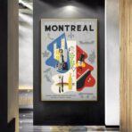 vintage montreal poster