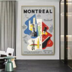 vintage montreal poster