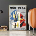 vintage montreal poster