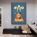 vintage nasa poster