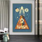 vintage nasa poster