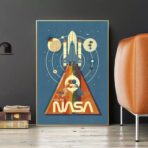 vintage nasa poster