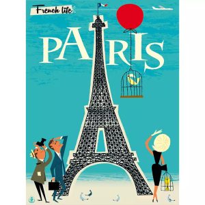 vintage paris poster