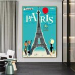 vintage paris poster