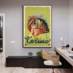 poster vintage turin