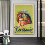 poster vintage turin