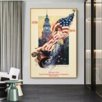 vintage usa plakat
