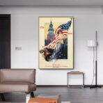 vintage usa plakat